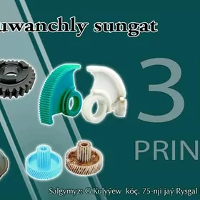 3 d printer we lazer işleri