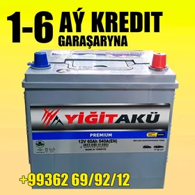 GARAŞARYNA❗Akumulýator ÝIGIT AKÜ 12V 60AH