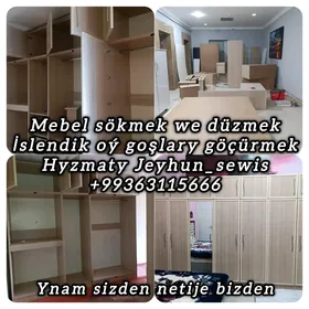 ÖÝ WE OFİS GÖÇÜRMEK HYZMATY !!