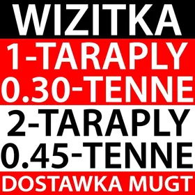 Wizitka Baner Stiker Kepka