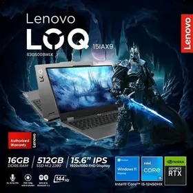 LENOVO LOQ/i5/12gb RAM/RTX2050