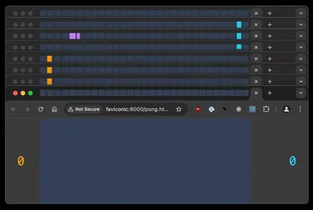 Кодер запустил игру Ping-Pong на вкладках Google Chrome: с ракетками, мячом и табло