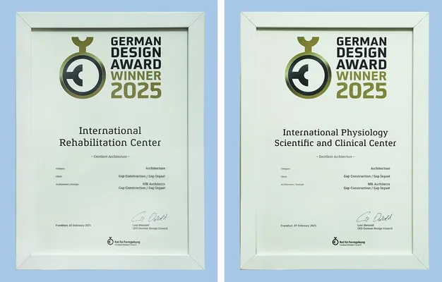 Aşgabatdaky täze lukmançylyk merkezleri German Design Award 2025 baýragyna mynasyp boldy