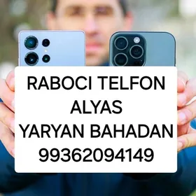 ULANYLAN TELFON ALYAS RABOCI12