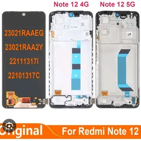 redmi not 12 morda ekran