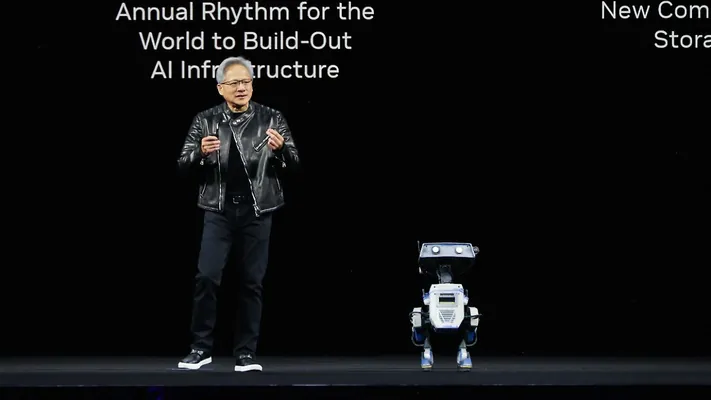 Nvidia “Ýyldyz söweşlerindäki” droide meňzeş Blue robotyny tanyşdyrdy