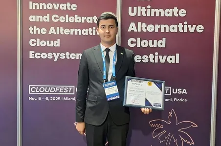 Туркменский студент занял первое место на международном конкурсе CloudFest 2025