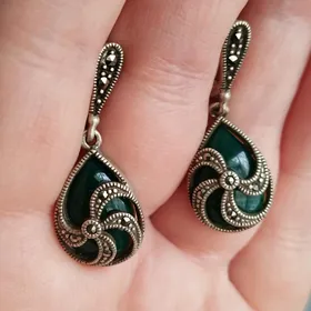 Серьги серебро