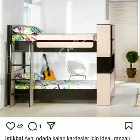 caga 2 etaźly krowat Istikball