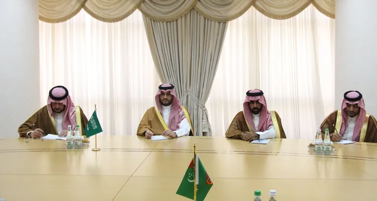 Raşid Meredow Saud Arabystanynyň döwlet ministri bilen duşuşdy