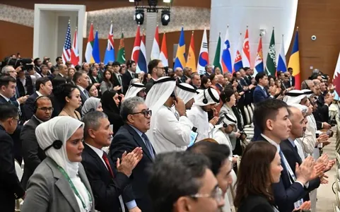 Serdar Berdimuhamedow Samarkant halkara klimat forumynda Türkmenistanyň başlangyçlaryny öňe sürdi