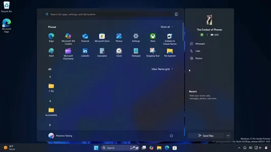 Microsoft тестирует обновленную версию меню «Пуск» с одной страницей