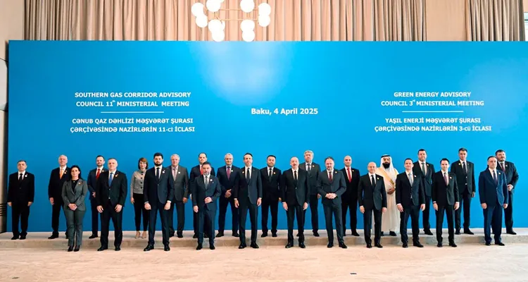 Türkmenistan Bakuda Günorta gaz geçelgesiniň Maslahat beriş geňeşiniň çägindäki 11-nji ministrler mejlisine gatnaşdy