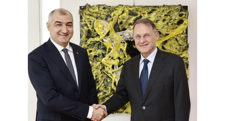 Türkmenistanyň daşary işler ministriniň orunbasary italiýaly kärdeşi bilen duşuşyk geçirdi