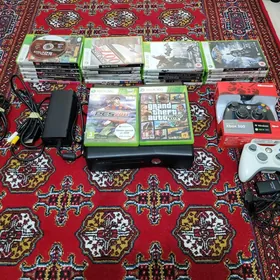 Xbox 360 + 2  + oyunlar