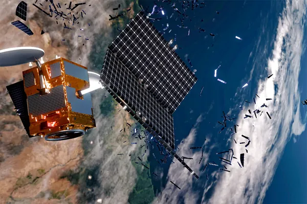 Orbitada kosmos zibiliniň massasy 6600 tonnadan geçdi