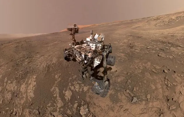 Марсоход Curiosity нашел крупные залежи карбонатов в кратере Гейл