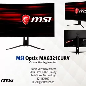 MSI 32" 4K Optix MAG321CURV