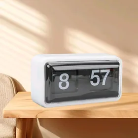 Transparent Cover Flip Clock