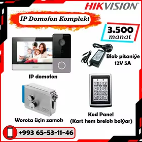 Kamera we Ip domofon