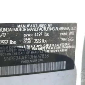 Hyundai Sonata 2018
