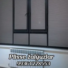 Plisse  žalyuz jalýuz zalyuz