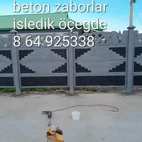 Beton zabor