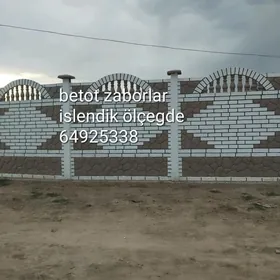 Beton zabor