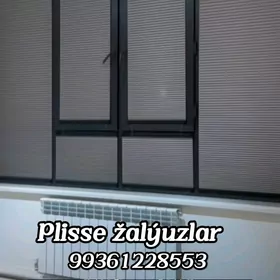 Plisse  žalyuz zalyuz jalýuz