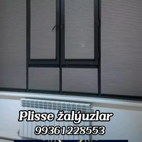 Plisse  žalyuz jalýuz zalyuz