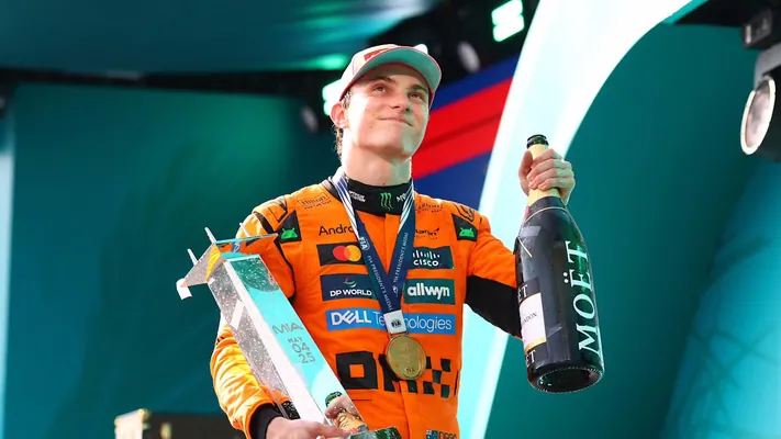Oskar Piastri Maýaminiň Gran-prisinde ýeňiji boldy, Norris – ikinji, Rassell – üçünji