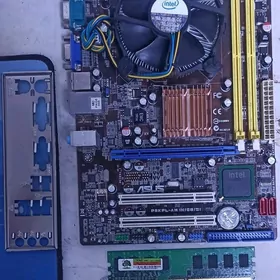 Материнка DDR2 ASUS 3GB