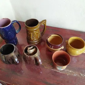Кувшин, Кружки и горшки из керамики