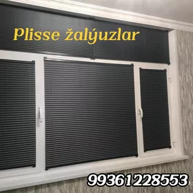 Plisse žalýuz jalýuz zalyuz