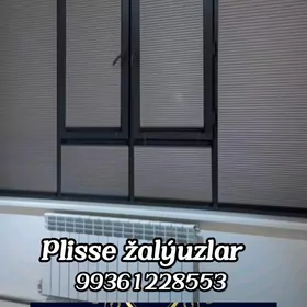 Plisse žalýuz zalyuz jalýuz