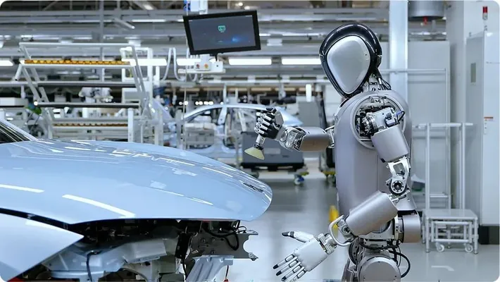 Hyundai ABŞ-da awtomobil ýygnamak üçin müňlerçe gumanoid robotlary işleder