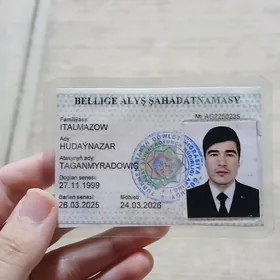 wremenni shahadatnama tapyldy