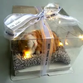 Ночник Спящий котёнок