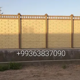 beton zabor
