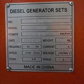 generator 375 kwa