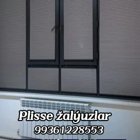 Plisse žalýuz zalyuz jalýuz