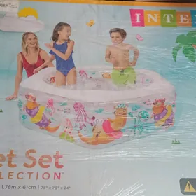 бассейн в подарок насос,,Intex