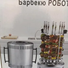 Şaşlyk bişirýän