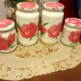 Баночки стеклянные