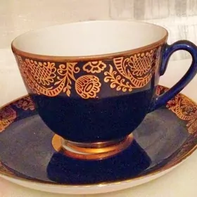 Чашка + Блюдце. ЛФЗ, СССР, 1970-е