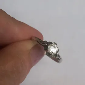 кольцо серебро