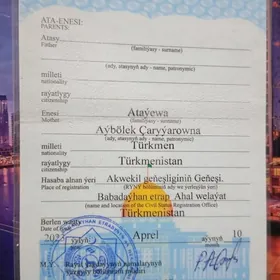 doglyş haty
