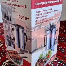 Tokly şaşlik bişirilýän