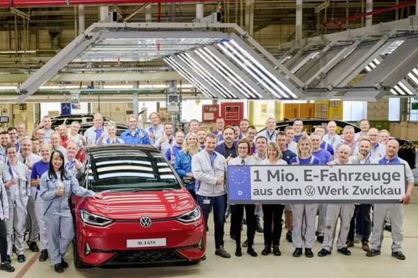 Завод Volkswagen в Цвиккау выпустил миллионный электромобиль