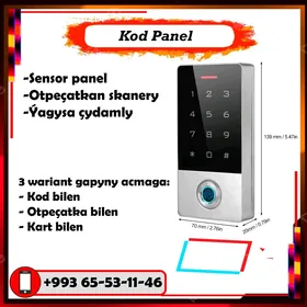  Kameralar we domofonlar 